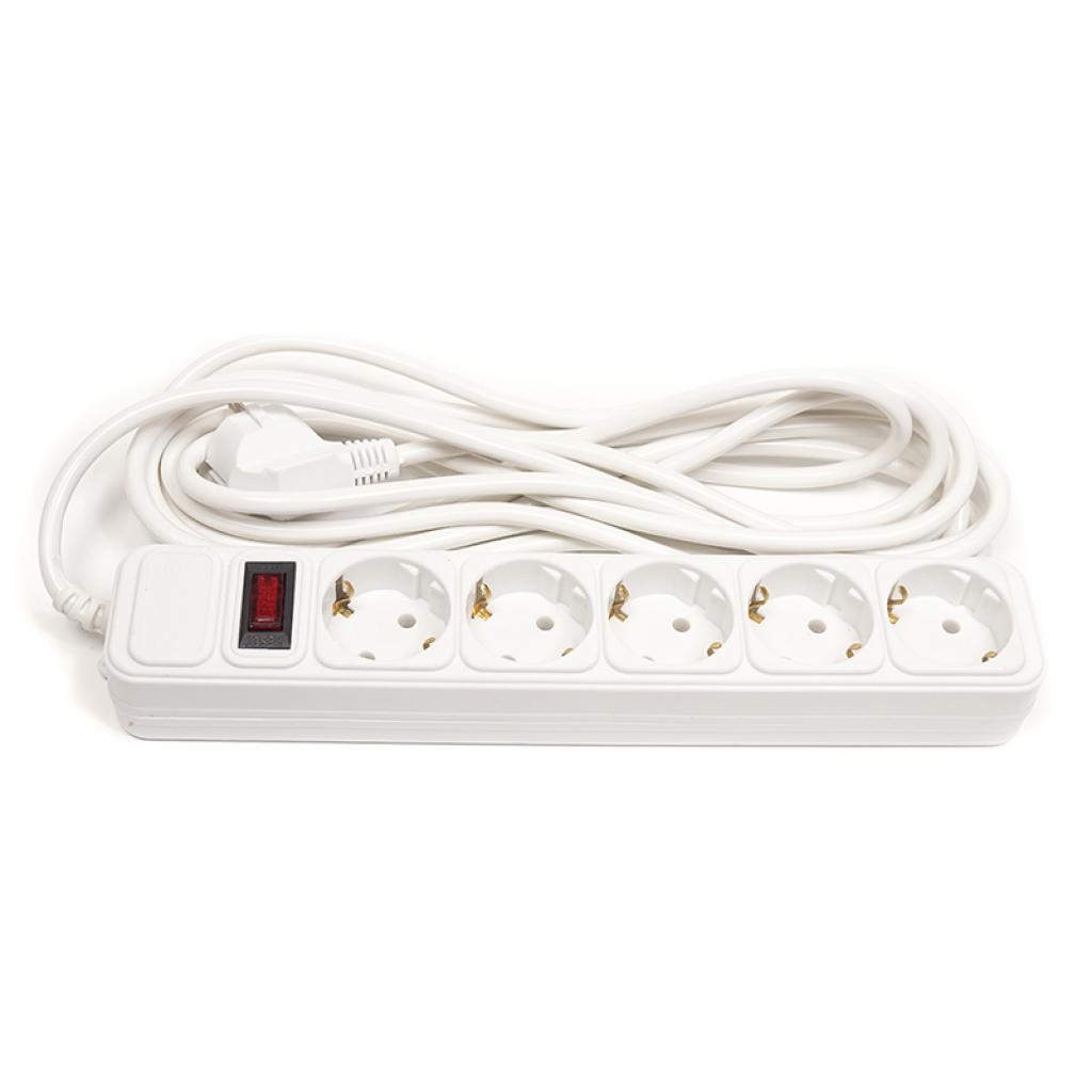 PowerPlant 5 м, 5 розеток, евростандарт (JY-1056/5) (PPSA10M50S5) (UA) Номинальное напряжение: 220 В;