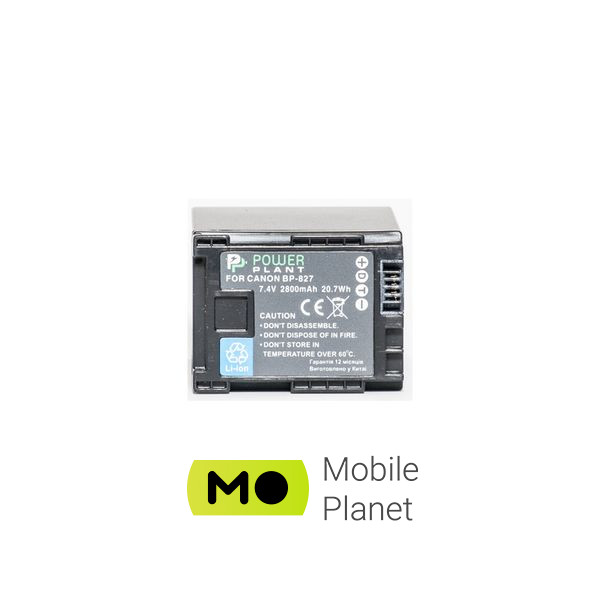 PowerPlant Canon BP-827 Chip (DV00DV1262) (UA) Производитель камеры: CANON;