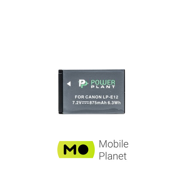 PowerPlant Canon LP-E12 (DV00DV1311) (UA) Ємність 875mAh