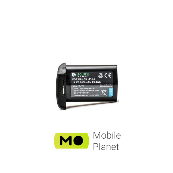 PowerPlant Canon LP-E4 (DV00DV1215) (UA) Ємність 2640mAh