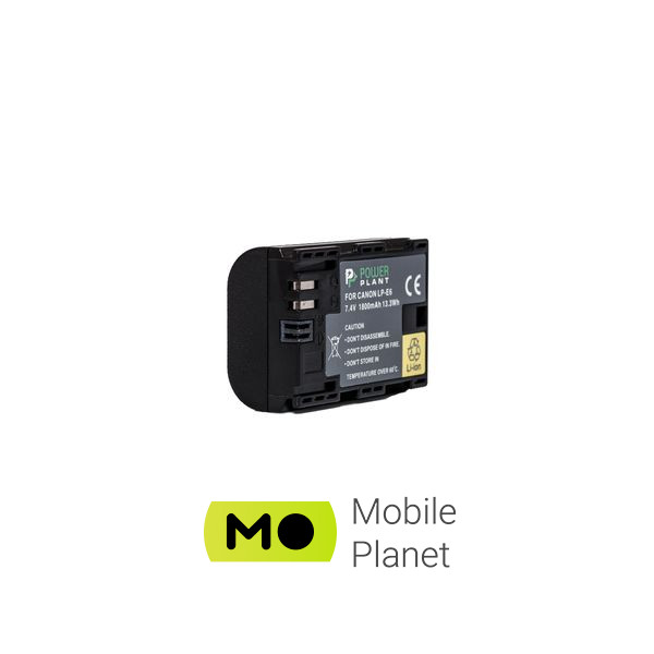 PowerPlant Canon LP-E6 Chip (DV00DV1243) (UA) Подходит к моделям EOS 5D Mark II EOS 5D Mark III EOS 5D Mark2 EOS 60D EOS 60Da EOS 6D EOS 7D