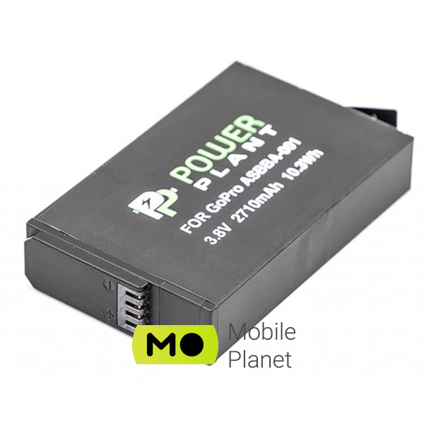 PowerPlant GoPro ASBBA-001 2710mAh (CB970155) (UA) Емкость 2710 mAh