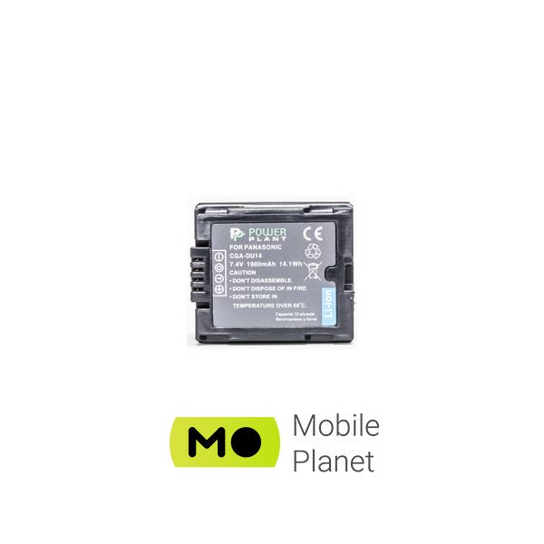PowerPlant Panasonic CGA-DU14 (DV00DV1182) (UA) Ємність 1900mAh