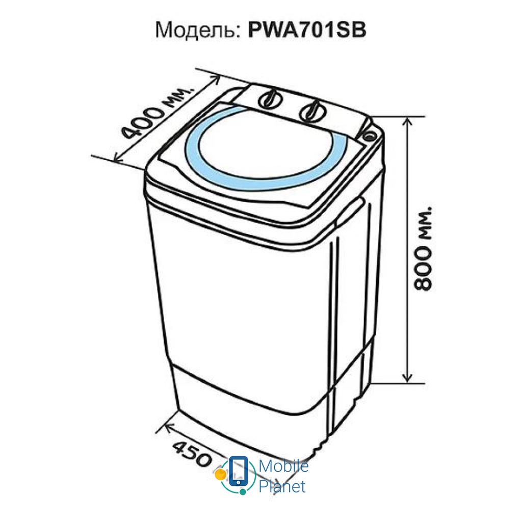 PRIME Technics PWA701SB Спосіб установки: окремо; Тип