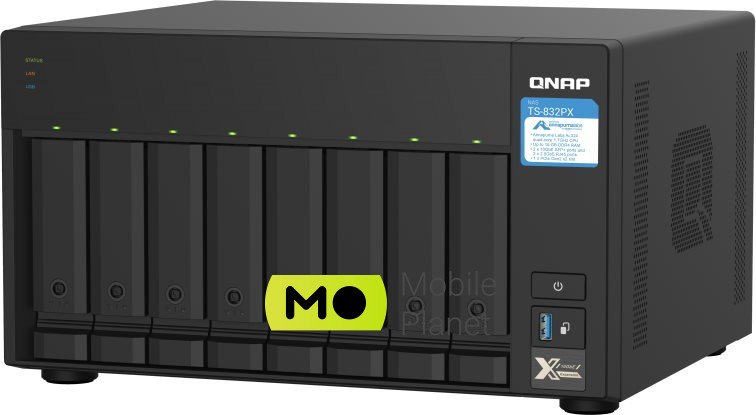 QNAP TS-832PX-4G ОЗУ 4 ГБ (UA) Форм-фактор настільний