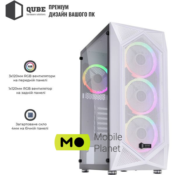 QUBE Snow (SNOW_FMMU3) (UA) Форм-фактор БП ATX