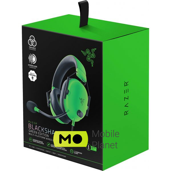 Razer Blackshark V2 X Green (RZ04-03240600-R3M1) (UA) Тип геймерские (игровые)
