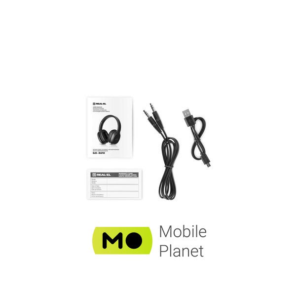 REAL-EL GD-820 Black (UA) Конструкция накладные