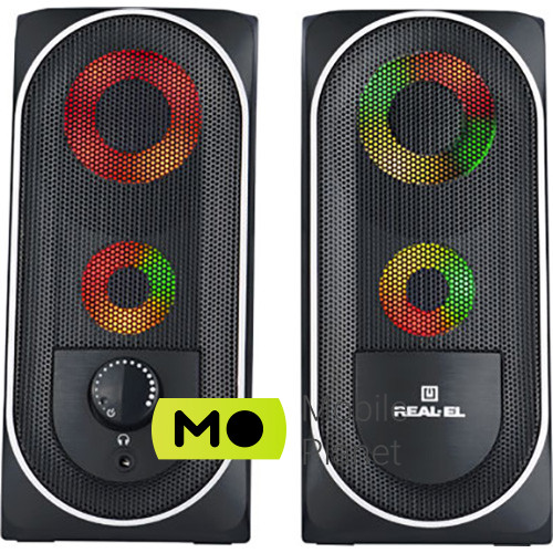 REAL-EL S-110 USB Black (UA) Модель: S-110; Формат: 2.0; Общая