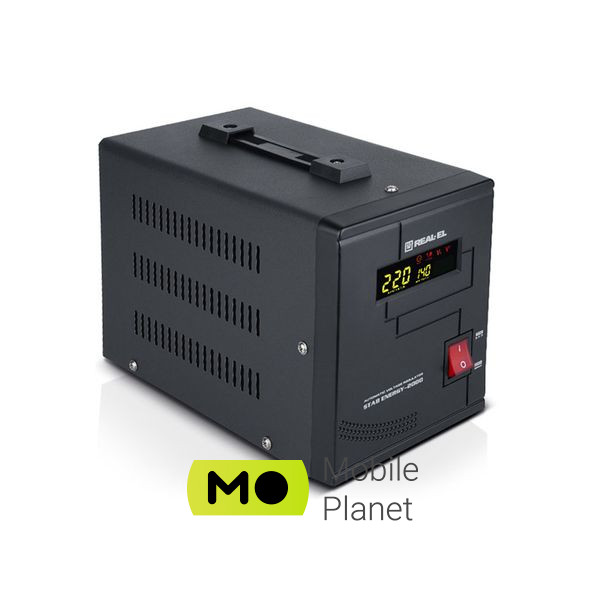 REAL-EL STAB ENERGY-2000 (EL122400013) (UA) Максимальное входное напряжение, В 270V