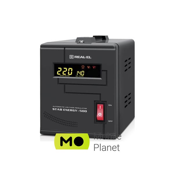 REAL-EL STAB ENERGY-500 (EL122400011) (UA) Минимальное входное напряжение,В 150V