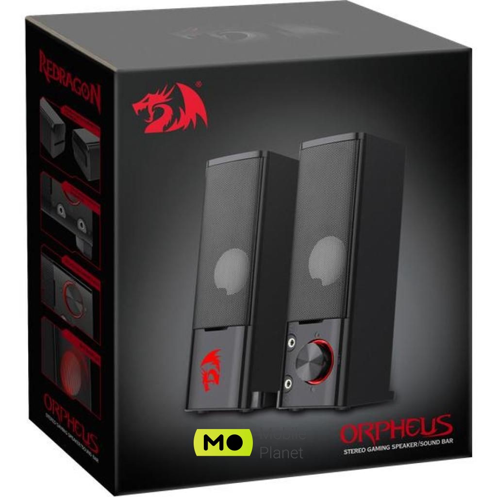 Redragon Orpheus Black (77601) (UA) Підключення провідне