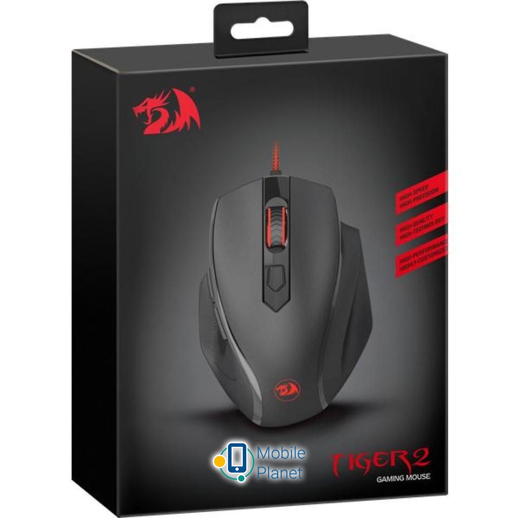 Redragon Tiger 2 USB Black (77637) (UA) Назначение для компьютера