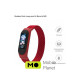 Ремешок для фитнес браслета Armorstandart Braided Solo Loop для Xiaomi Mi Band 4/5/6 Red size S (ARM59182) (UA)