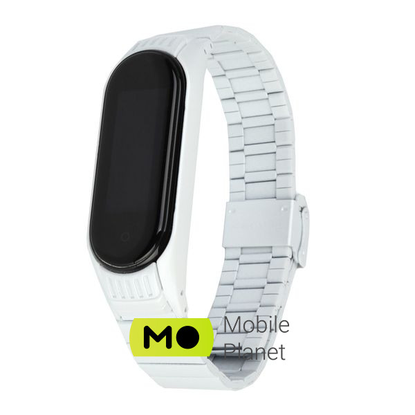 Ремінець для фітнес браслета Armorstandart Metal Band Link 603 для Xiaomi Mi Band 6/5 Red (ARM59068) (UA) Сумісність: Xiaomi Mi Band 5; Xiaomi Mi Band 6;