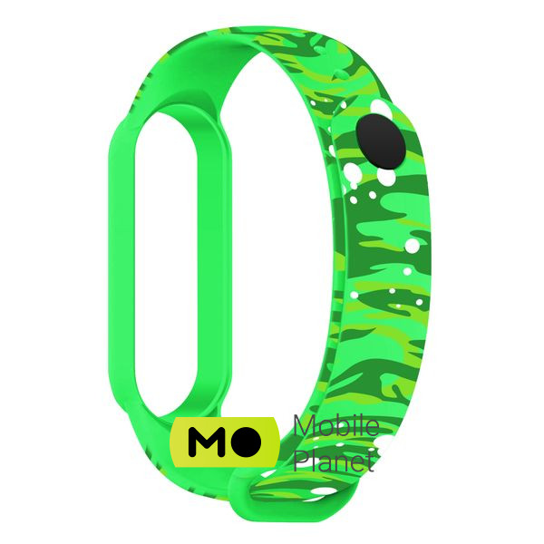 Ремінець для фітнес браслета Armorstandart RM для Xiaomi Mi Band 7/6/5 Cartoon White (ARM59272) (UA)