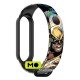 Ремешок для фитнес браслета Armorstandart Superhero для Xiaomi Mi Band 7/6/5 DP Comix White (ARM59252) (UA)