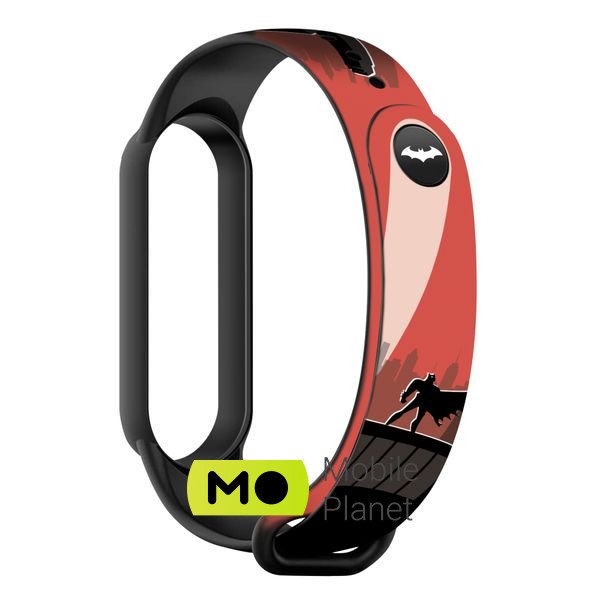 Ремінець для фітнес браслета Armorstandart Superhero для Xiaomi Mi Band 7/6/5 DP Comix White (ARM59252) (UA) Колір різнокольоровий
