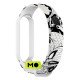 Ремешок для фитнес браслета Armorstandart Superhero для Xiaomi Mi Band 7/6/5 DP Comix White (ARM59252) (UA)