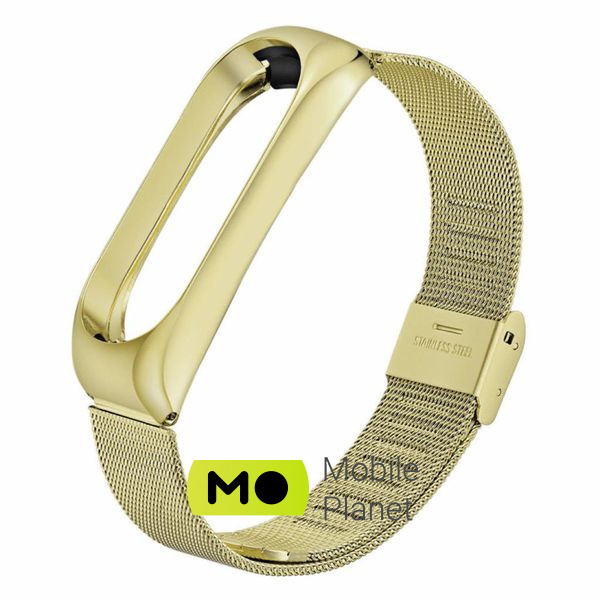 Ремінець для фітнес браслета BeCover Metal для Xiaomi Mi Band 3/4 Rose Gold (704654) (UA) Сумісність: Xiaomi Mi Band 3; Xiaomi Mi Band 4;