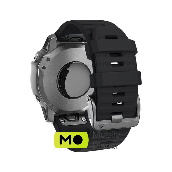 Ремінець для смарт-годинника Armorstandart Silicone 26mm для Garmin Fenix ​​5x/6x Black (ARM60803) (UA) Сумісність: Garmin Fenix ​​5x / 6x; Колір