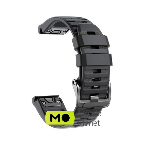 Ремешок для смарт-часов Armorstandart Silicone 26mm для Garmin Fenix 5x/6x Black (ARM60803) (UA) Совместимость: Garmin Fenix 5x / 6x; Цвет: