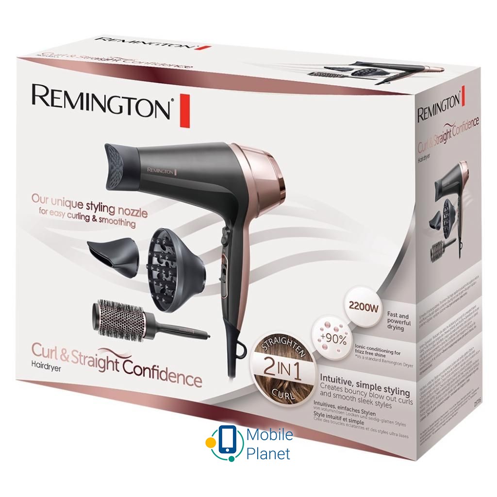 Remington D5706 CURL & STRAIGHT CONFIDENCE (UA) Потужність 2200 Вт; Кількість
