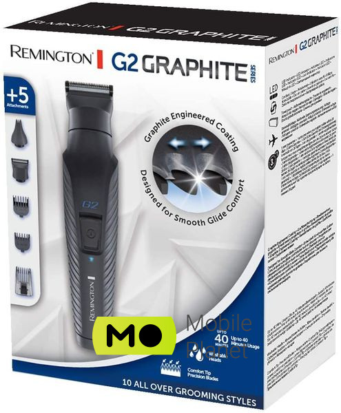 Remington PG2000 Graphite Series G2 (UA) Тип: для волос; для бороди; для