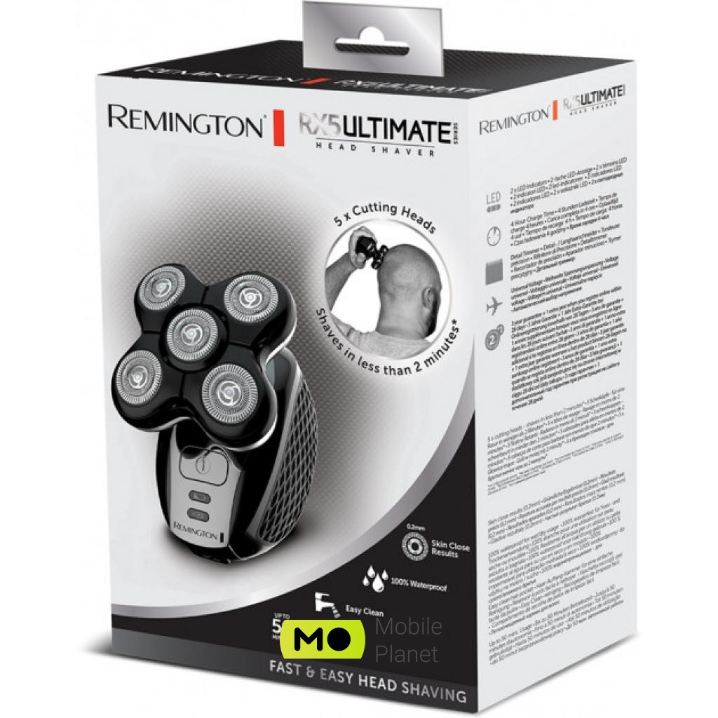 Remington XR1500 (UA) Кількість головок для бриття: 5;