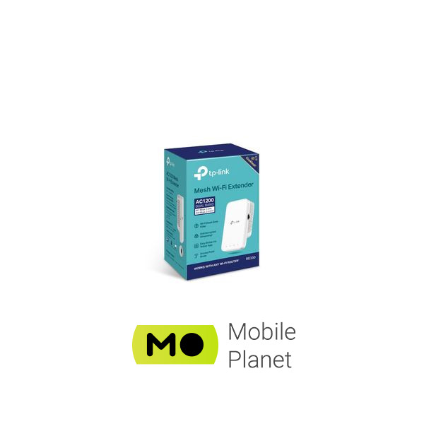 Ретранслятор TP-Link RE330 (UA) Стандарт Wi-Fi: 802.11 a / b / g / n / ac;
