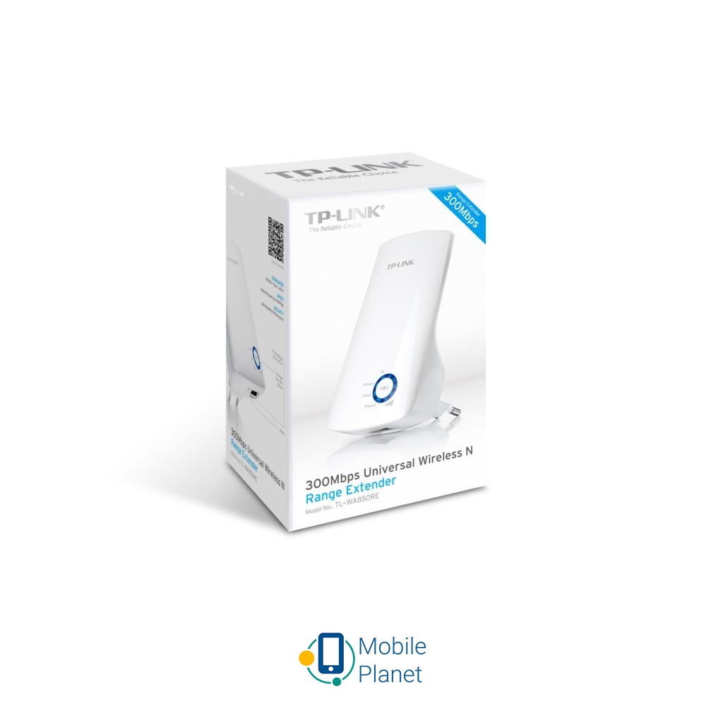 Ретранслятор TP-Link TL-WA850RE Стандарт Wi-Fi: 802.11 b / g / n;