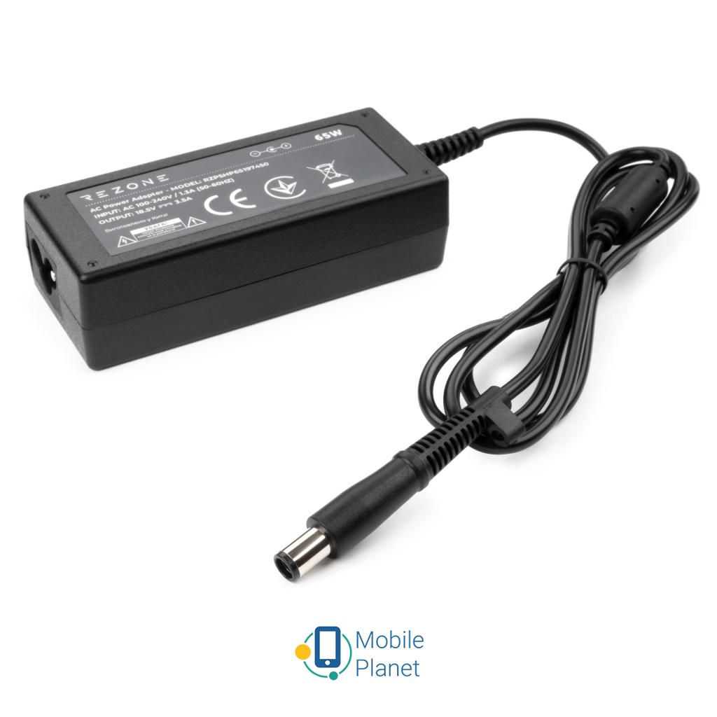 Rezone HP 65W 18.5V 3.5А роз'єм 7.4 * 5.0 (RZPSHP65197450) (UA) Джерело живлення мережа 220 В