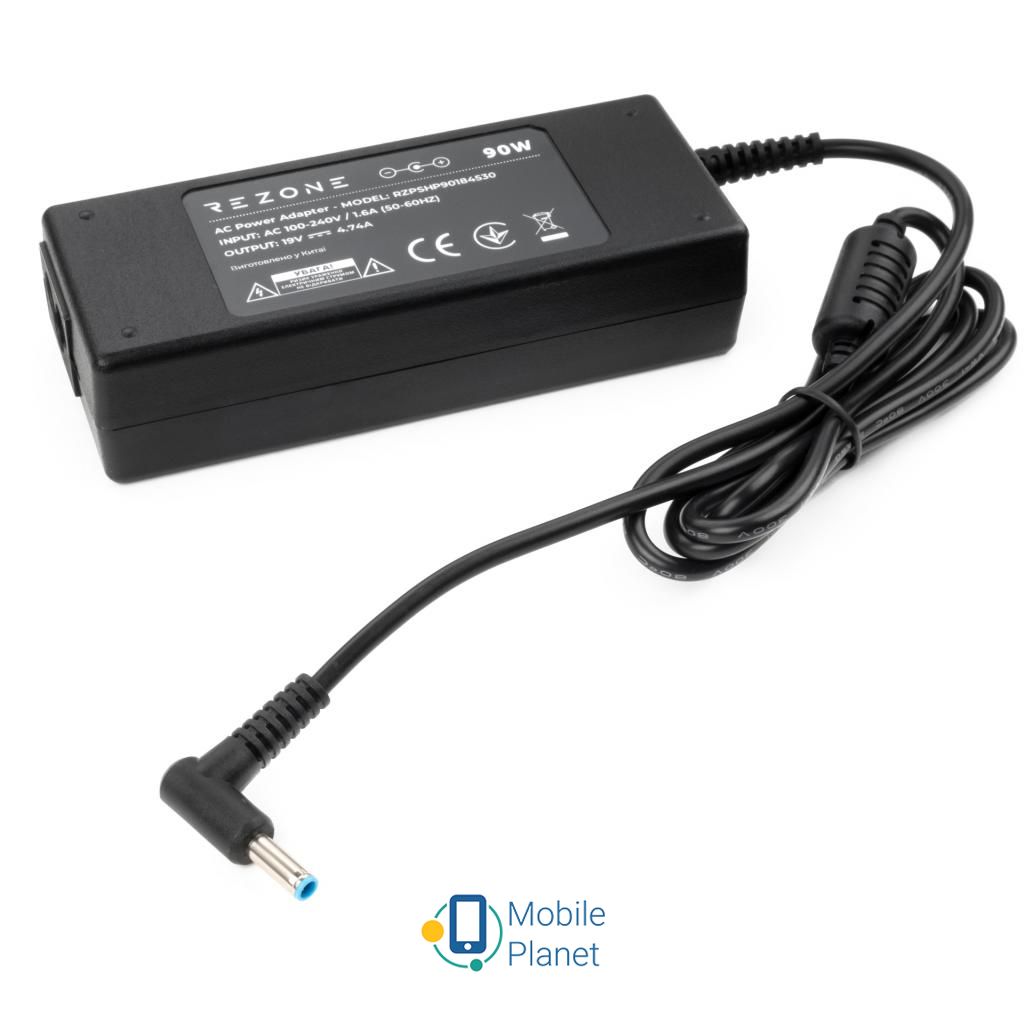 Rezone HP 90W 18.5V 4.74A роз'єм 4.5 * 3.0 (RZPSHP90184530) (UA) Джерело живлення мережа 220 В
