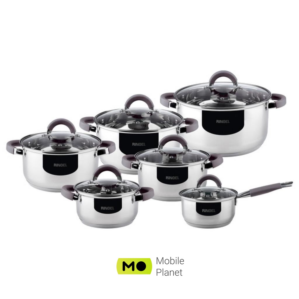 Ringel Meyer з кришкою 1.6 л (RG-4008-16) (UA) Діаметр 16 см