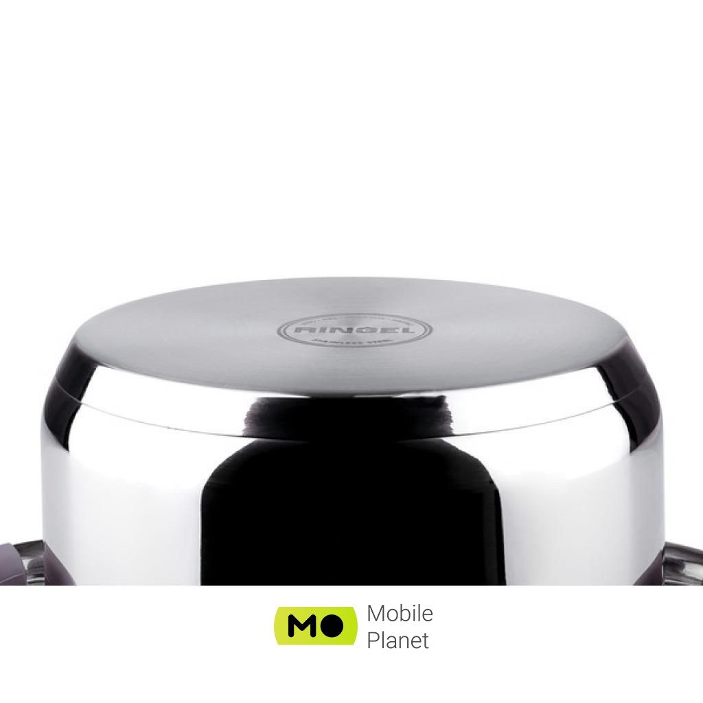 Ringel Meyer з кришкою 5,5 л (RG-2008-24) (UA) Комплектація: традиційна; Форма: