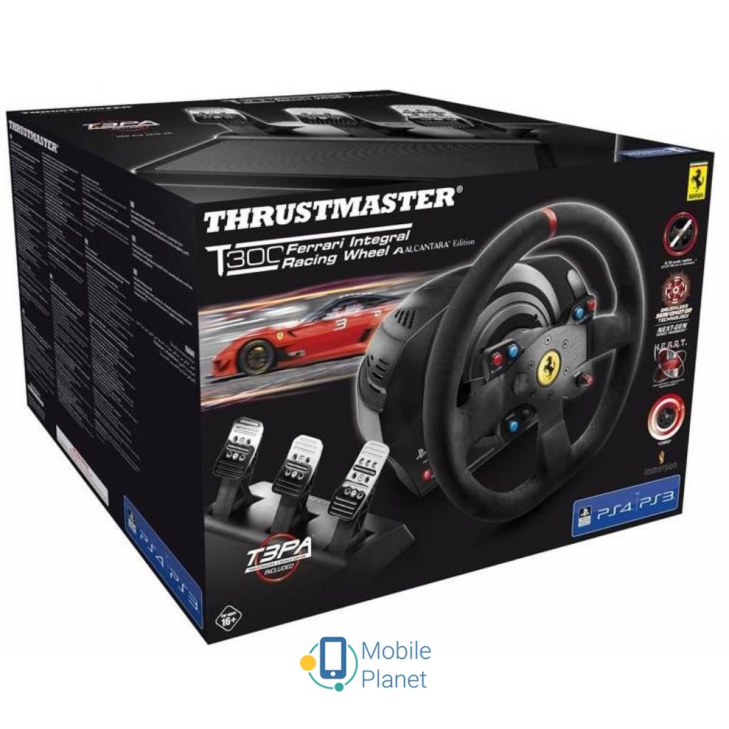 Руль ThrustMaster PC/PS4®/PS3® T300 Ferrari Integral RW Alcantara edition (4160652) Вращение руля 270 градусов