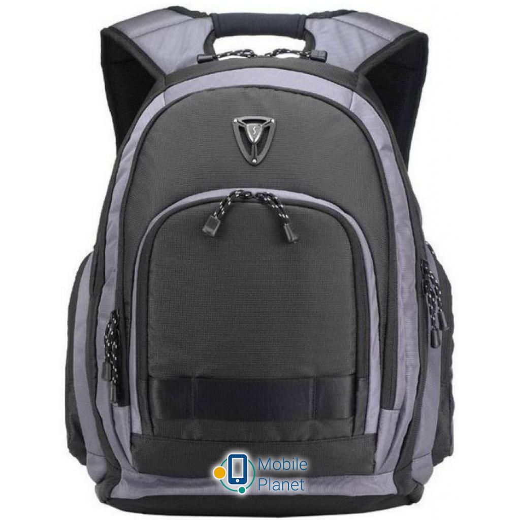Рюкзак для ноутбука SUMDEX 15.6-16 '' Black (PON-395GY) (UA) Спосіб закриття: блискавка;
