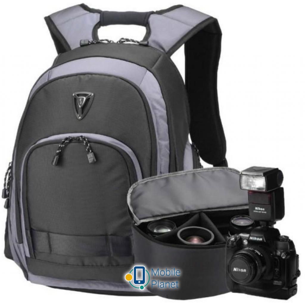 Рюкзак для ноутбука SUMDEX 15.6-16 '' Black (PON-395GY) (UA) Спосіб закриття: блискавка;