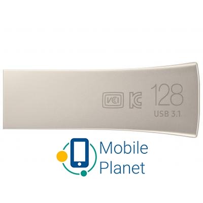 Samsung 128GB Bar Plus Silver USB 3.1 (MUF-128BE3/APC) Фізичні розміри 40 x 15.46 x 12 мм