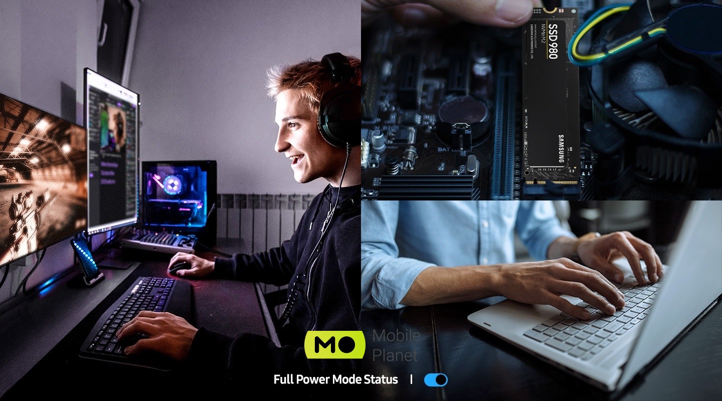 Samsung 980 (MZ-V8V1T0BW) Тип: внутренний; Емкость: 1000 ГБ;