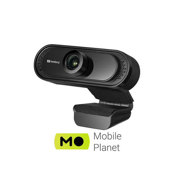 Sandberg Webcam 1080P Saver Black (333-96) (UA) Максимальное разрешение видео 1920 x 1080 пикселей