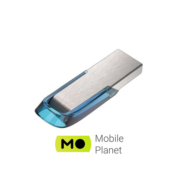 SanDisk 128GB Ultra Flair Blue USB 3.0 (SDCZ73-128G-G46B) (UA) Максимальная скорость чтения 150 Мбайт/сек