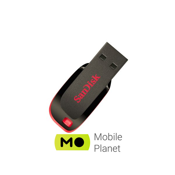 SanDisk 16GB Cruzer Blade Green USB 2.0 (SDCZ50C-016G-B35GE) (UA) Тип: Классические; Объем памяти: