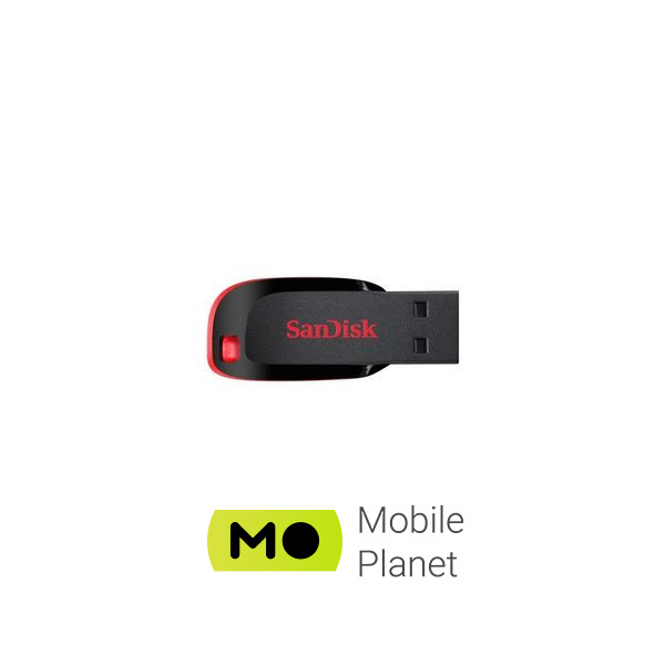SanDisk 16GB Cruzer Blade Green USB 2.0 (SDCZ50C-016G-B35GE) (UA) Об'єм пам'яті 16 Gb