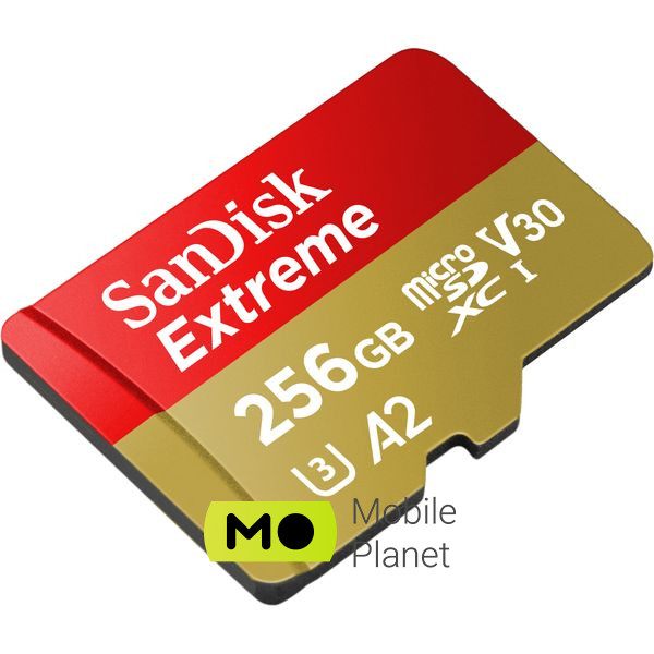 SanDisk 256GB microSD class 10 UHS-I U3 Extreme (SDSQXAV-256G-GN6MN) (UA) Тип карты памяти: microSDXC; Объем