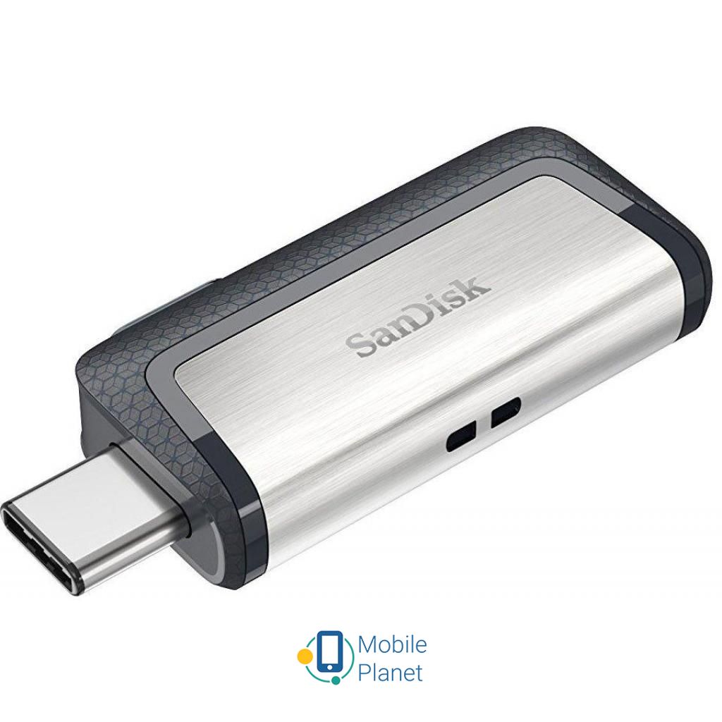 SANDISK 256GB Ultra Dual Drive USB 3.1 Type-C (SDDDC2-256G-G46) (UA) Матеріал корпусу пластик