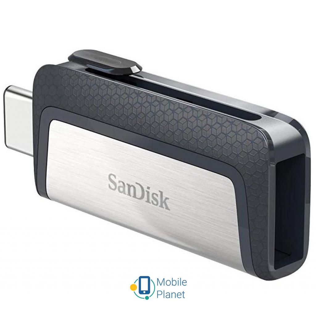 SANDISK 256GB Ultra Dual Drive USB 3.1 Type-C (SDDDC2-256G-G46) (UA) Максимальна швидкість читання 150 Мбайт/сек