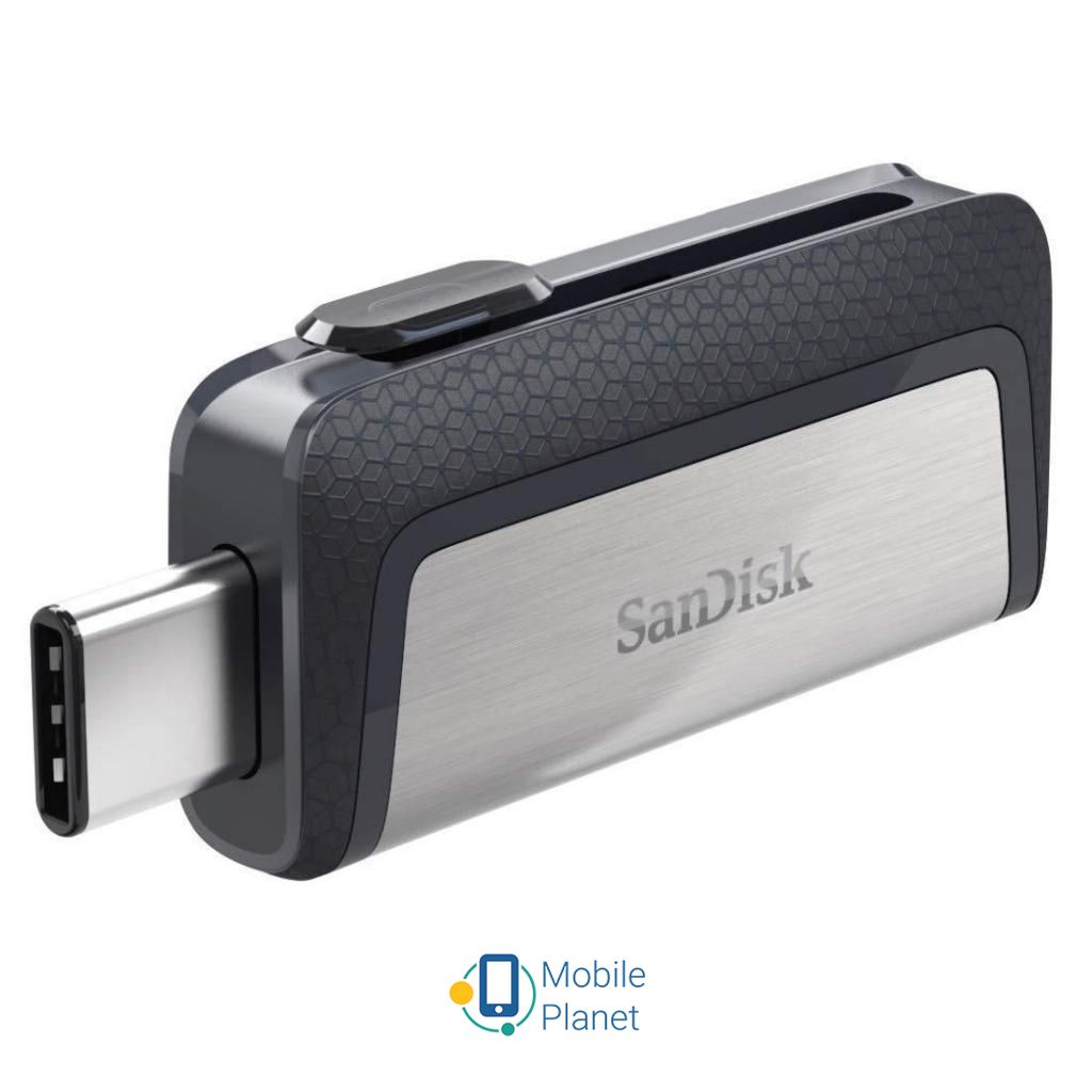 SANDISK 256GB Ultra Dual Drive USB 3.1 Type-C (SDDDC2-256G-G46) (UA) Об'єм пам'яті 256 Gb