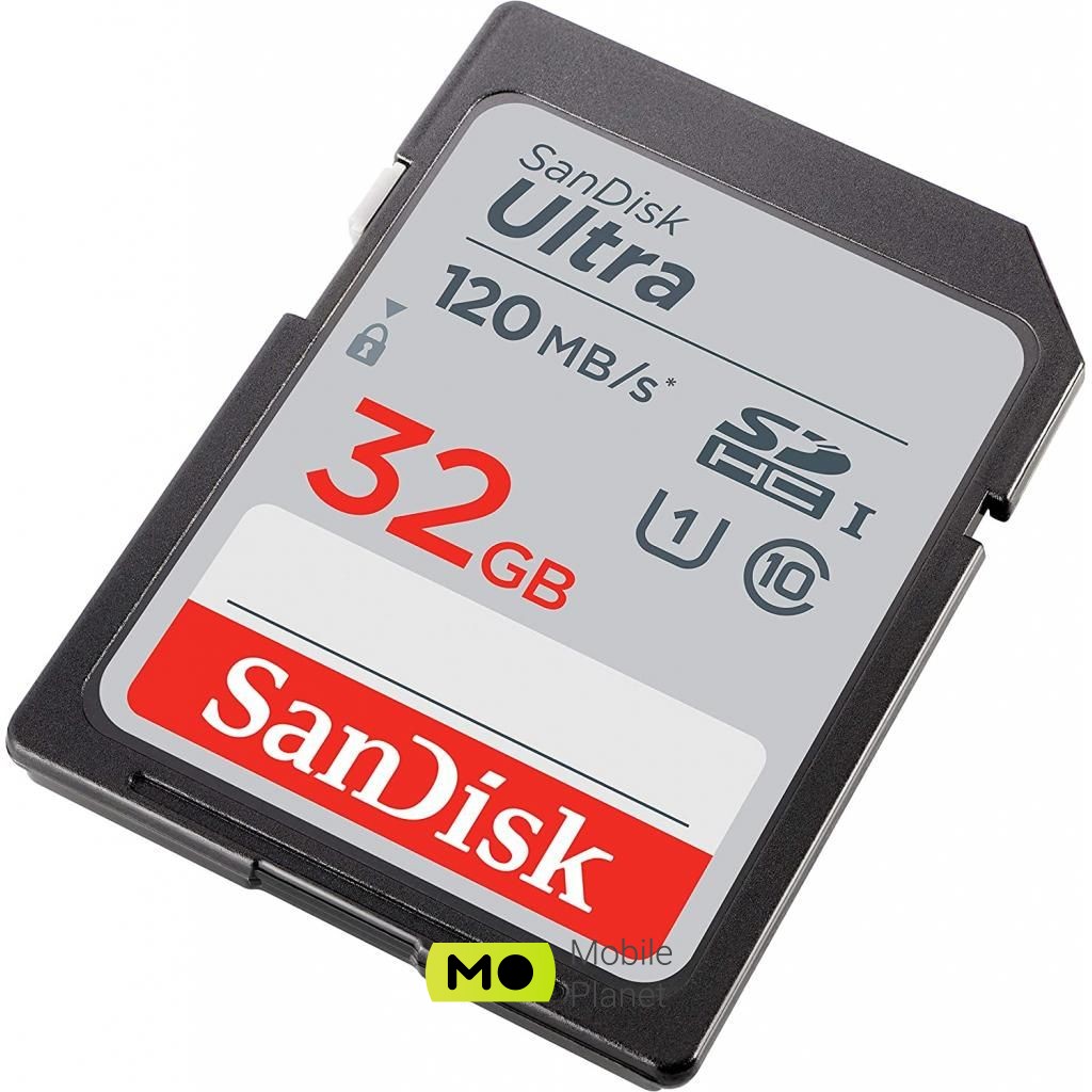 SANDISK 32GB SDHC class 10 Ultra (SDSDUN4-032G-GN6IN) Обсяг пам'яті 32 ГБ