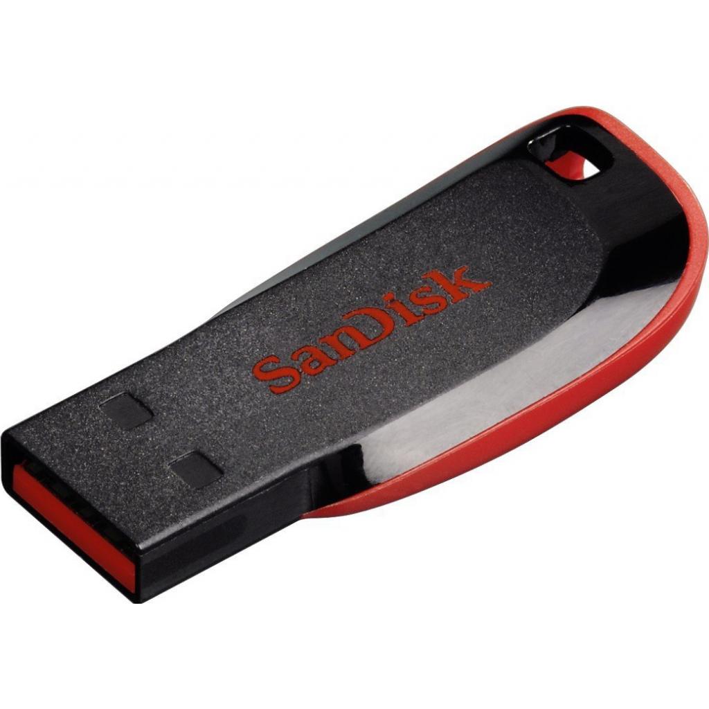 SANDISK 64GB Cruzer Blade Black/red USB 2.0 (SDCZ50-064G-B35) (UA) Тип: С выдвижным USB, Оригинальное